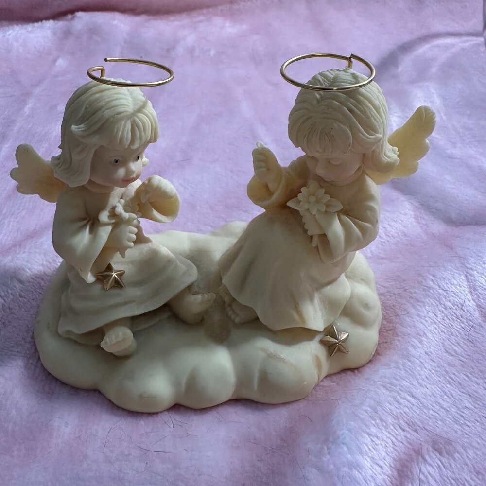 Vintage 1994 Heavenly Angels by Tom Rubel "She Loves Me, She Loves Me Not".
